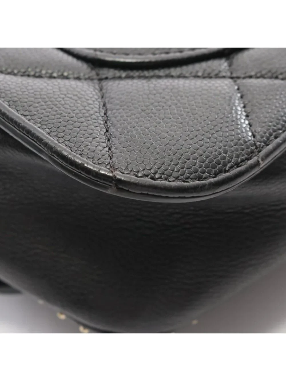 Chanel Shoulder Bag Quilted 2-Way Black